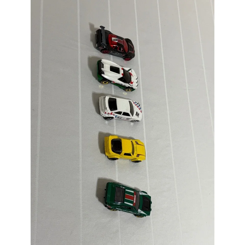 Hot Wheels 5-Car Loose Lot Exotic Race Cars & Rally (Porsche, Acura, Dimachinni)